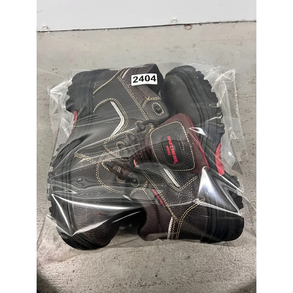 Skechers Burgin-Sosder 77144-BRN Mens‎ US 8 Brown EH Composite Toe Work Boots
